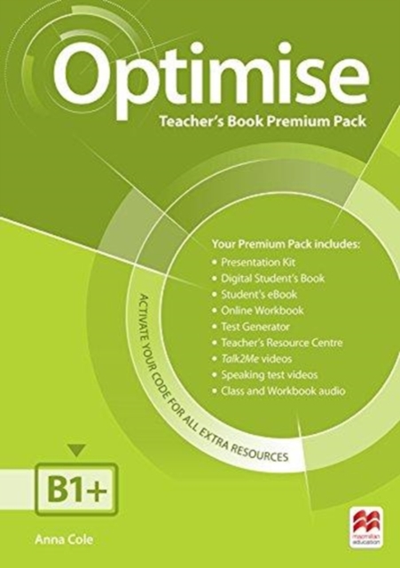 Optimise B1+ Teacher's Book Premium Pack 