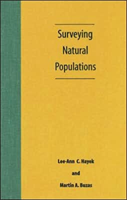 Surveying Natural Populations Quantitative Tools for Assessi