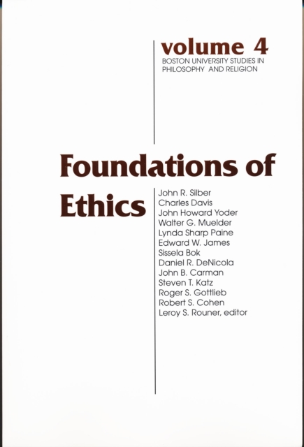 Foundations of Ethics 