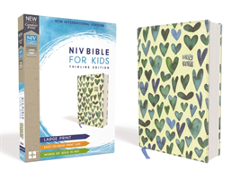 NIV, Bible for Kids, Large Print, Cloth over Board, Teal, Red Letter, Comfort Print Thinline Edition