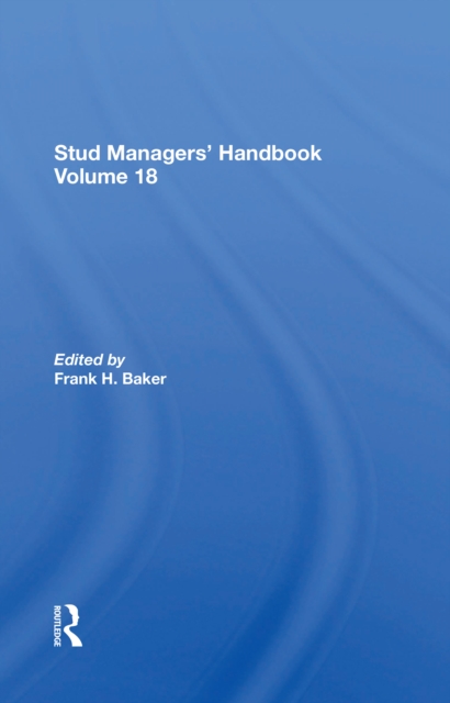 Stud Managers' Handbook, Vol. 18 