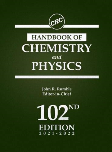 CRC Handbook of Chemistry and Physics 