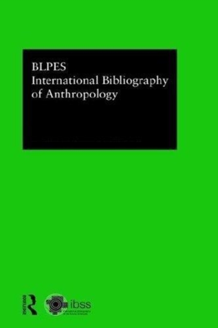 Intl Biblio Anthro 1958 Vol  4 