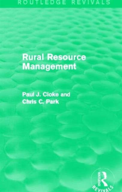 Rural Resource Management (Routledge Revivals) 