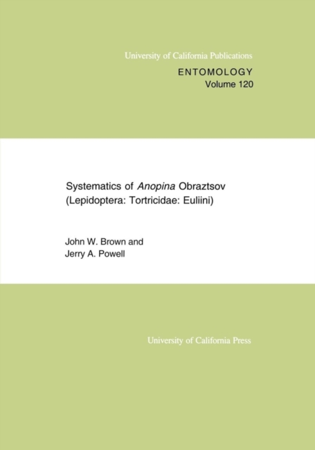 Systematics of Anopina Obraztsov (Lepidoptera Tortricidae: Euliini) 
