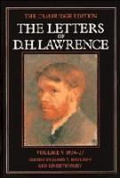 Letters of D. H. Lawrence: Volume 5, March 1924âMarch 1927 