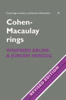 Cohen-Macaulay Rings 