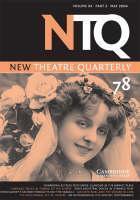 New Theatre Quarterly 78: Volume 20, Part 2 