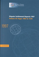Dispute Settlement Reports 1997: Volume 3, Pages 1083-1578 