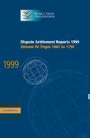 Dispute Settlement Reports 1999: Volume 4, Pages 1441-1796 
