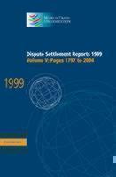 Dispute Settlement Reports 1999: Volume 5, Pages 1797-2094 