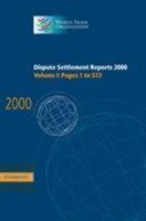 Dispute Settlement Reports 2000: Volume 1, Pages 1-572 