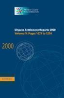 Dispute Settlement Reports 2000: Volume 4, Pages 1673-2234 