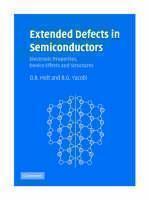 Extended Defects in Semiconductors Electronic Properties, Device Effects and Structures