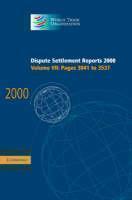 Dispute Settlement Reports 2000: Volume 7, Pages 3041-3537 