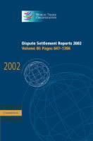 Dispute Settlement Reports 2002: Volume 3, Pages 847-1386 