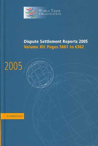 Dispute Settlement Reports 2005 