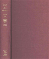 Harvard Studies in Classical Philology, Volume 108 
