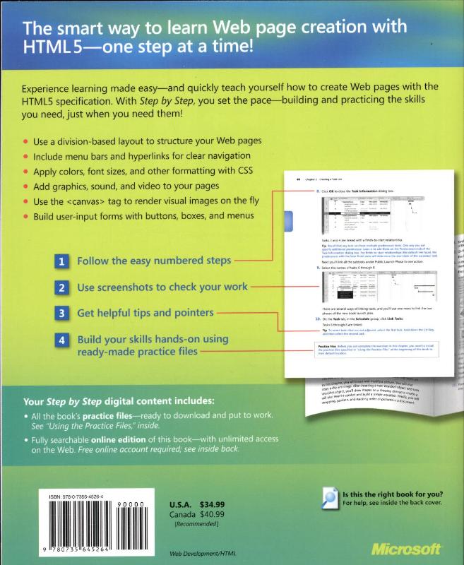 HTML5 Step by Step 