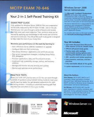 Windows Server (R) 2008 Server Administrator (2nd Edition) MCITP Self-Paced Training Kit