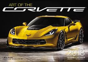 Art of the Corvette 2018 16 Month Calendar Includes Sep