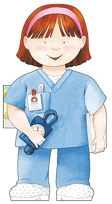 Nurse Little People Shape Books