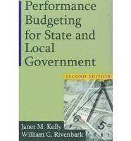 Performance Budgeting for State and Local Government 