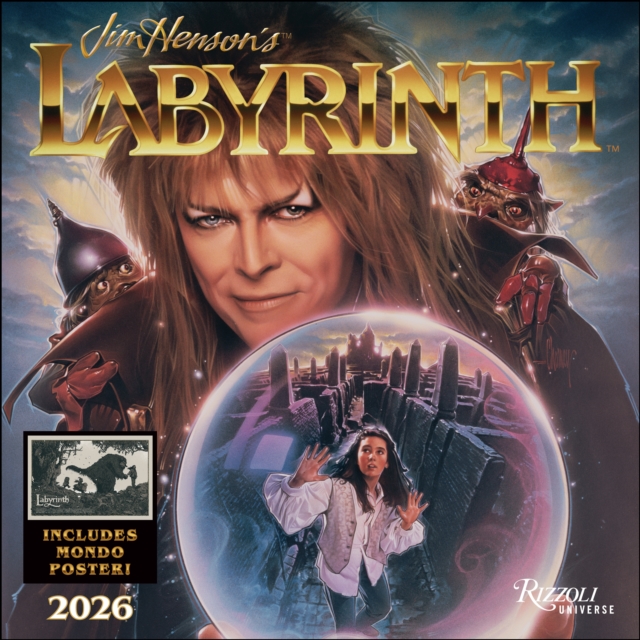 Jim Hensonâs Labyrinth 2026 Wall Calendar (Includes Full-Color Poster) 