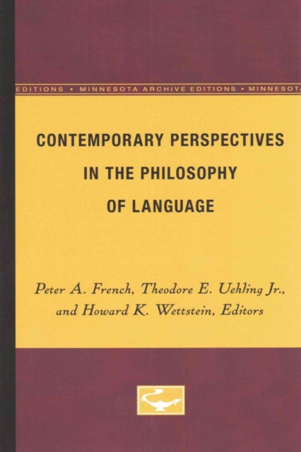 Contemporary Perspectives in the Philosophy of Language 