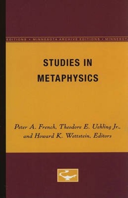 Studies in Metaphysics 