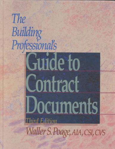 Building Professional's Guide to Contracting Documents 