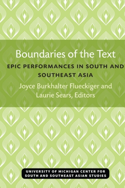 Boundaries of the Text Epic Performances in South and