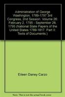George Washington V26 National State Papers Texts of Documents 