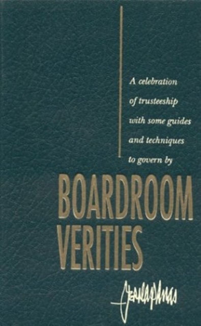Boardroom Verities Celebration of Trusteeship wit