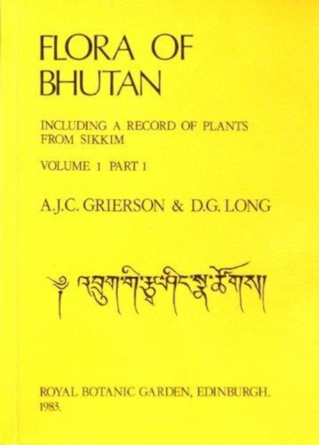 Flora of Bhutan Volume 1, Part 1
