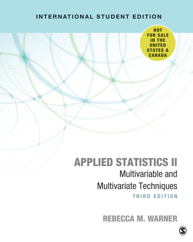 Applied Statistics II - International Student Edition Multivariable and Multivariate Techniques
