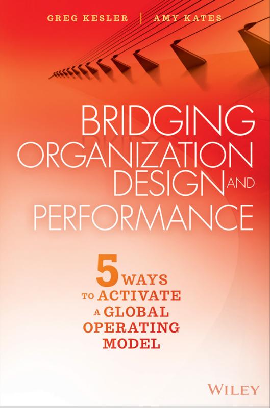 Bridging Organization Design and Performance Five Ways to Activate a Global Operation Model