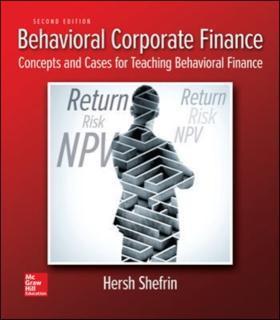 Behavioral Corporate Finance 