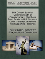 Milk Control Board of Commonwealth of Pennsylvania V. Elsenberg Farm Products U.S. Supreme Court 