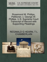 Rosemond M. Phillips, Petitioner, V. George W. Phillips. U.S. Supreme Court Transcript of Record 
