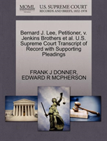 Bernard J. Lee, Petitioner, V. Jenkins Brothers et al. U.S. Supreme Court Transcript of Record with 