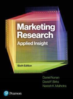 Marketing Research: Applied Insight 