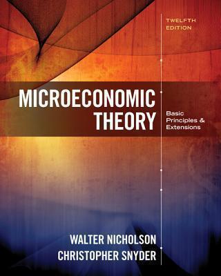 Microeconomic Theory 