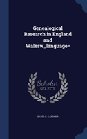Genealogical Research in England and Walesw_language= 