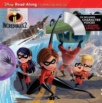 Incredibles 2 Read-along Storybook And Cd 