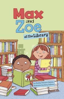 Max and Zoe at the Library 