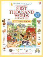 First Thousand Words in English Sticker Book 