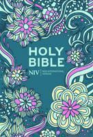 NIV Pocket Floral Hardback Bible 