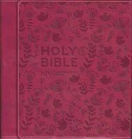 NIV Journalling Plum Soft-tone Bible with Clasp 