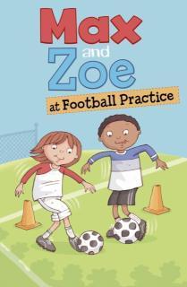 Max and Zoe at Football Practice 